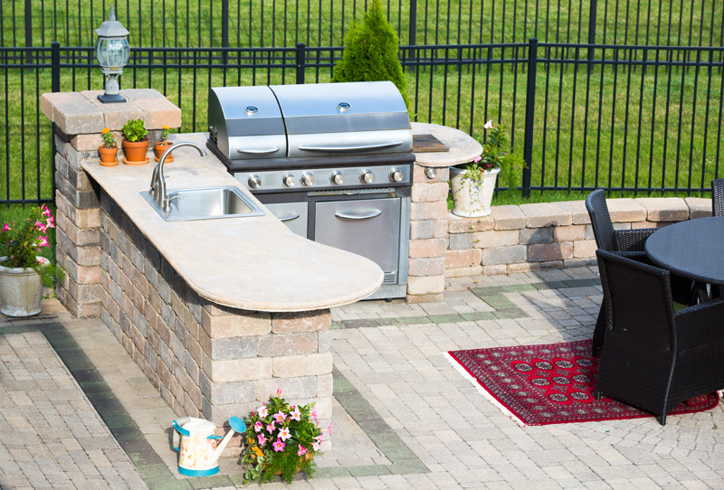 Outdoor Kitchens in Treasure Coast by Patriot Pavers Landscape & Lighting Inc. 