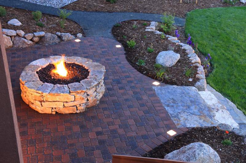 Paver Lighting in Jensen Beach by Patriot Pavers Landscape & Lighting Inc. 